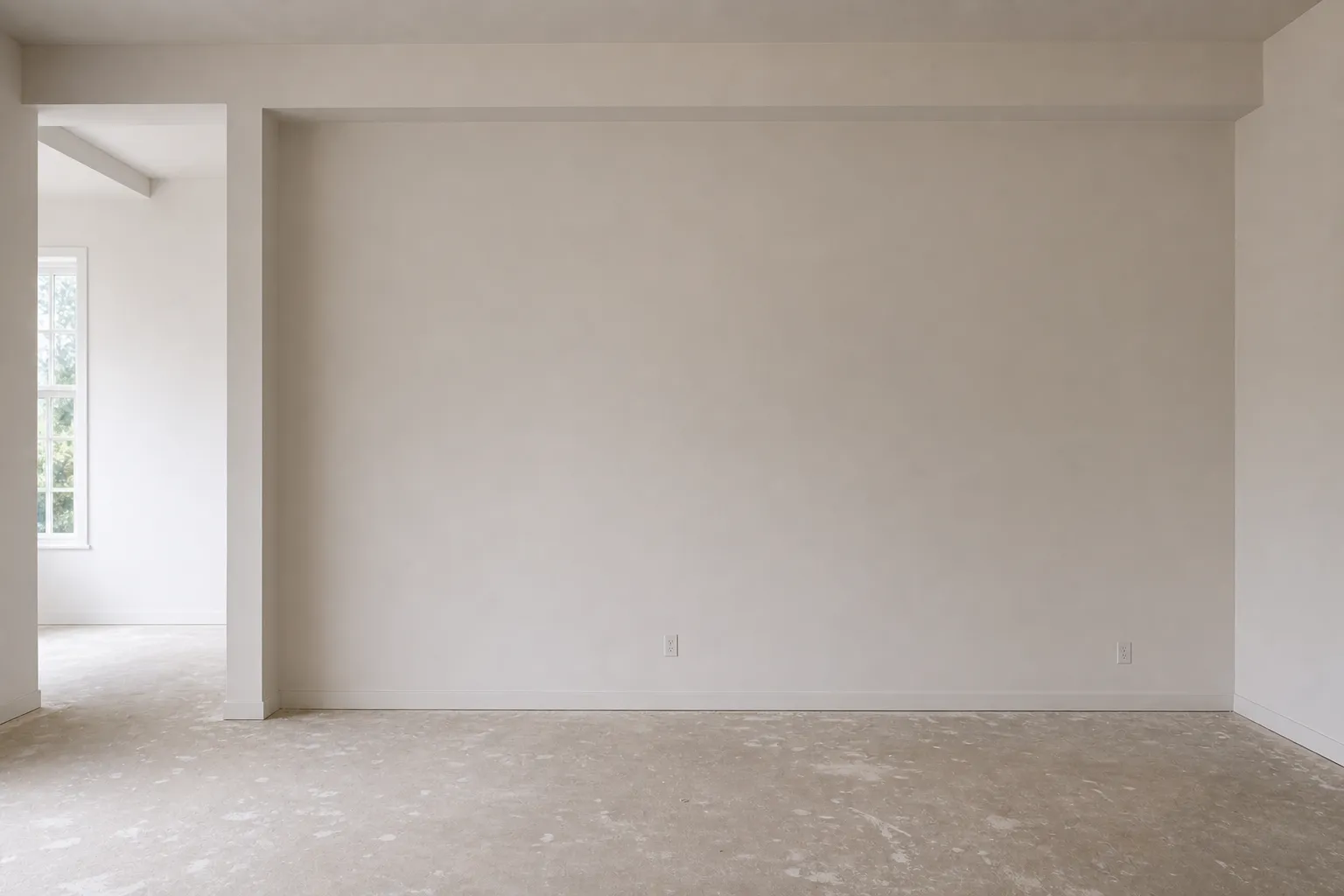 Living room before