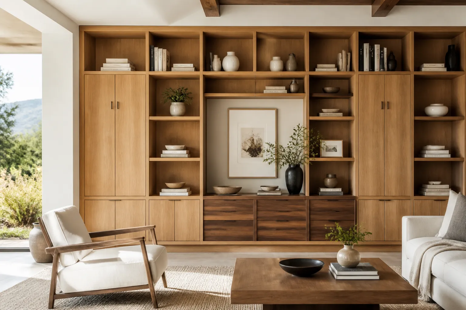 Living Room Storage Wall